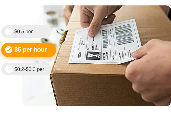 Affordable Amazon FBA labeling