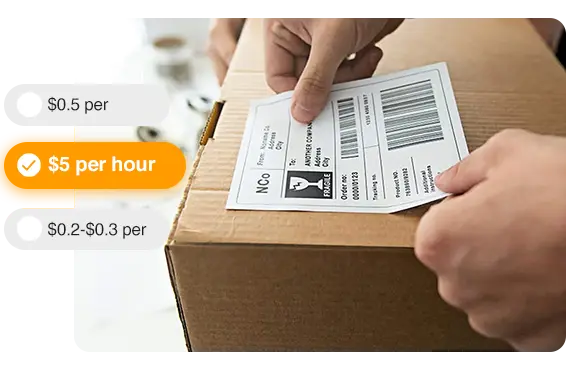 Affordable Amazon FBA labeling
